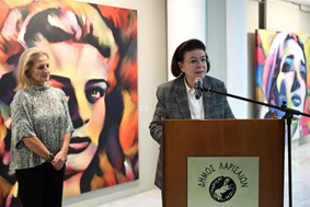 Παρουσία της υπουργού Πολιτισμού τα εγκαίνια της έκθεσης Ιωαννίδη